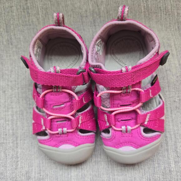 Keen Toddler Seacamp II CNC Very Berry / Dawn Pink Sandals Size 7 - Picture 3 of 7